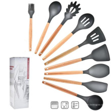 Stainless Steel Kitchen Utensils Set Silicone